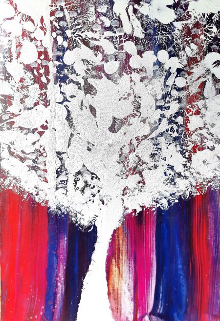 Akryl maleri Tree in Colors (2021) af Aniri - malet i 2021