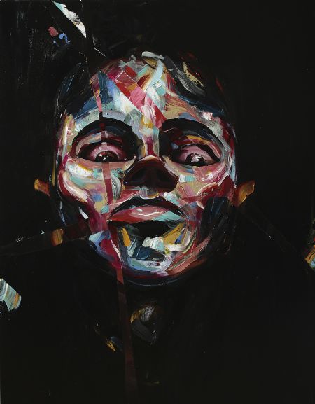 Akryl maleri Shin'en af Samuell Karim malet i 2020